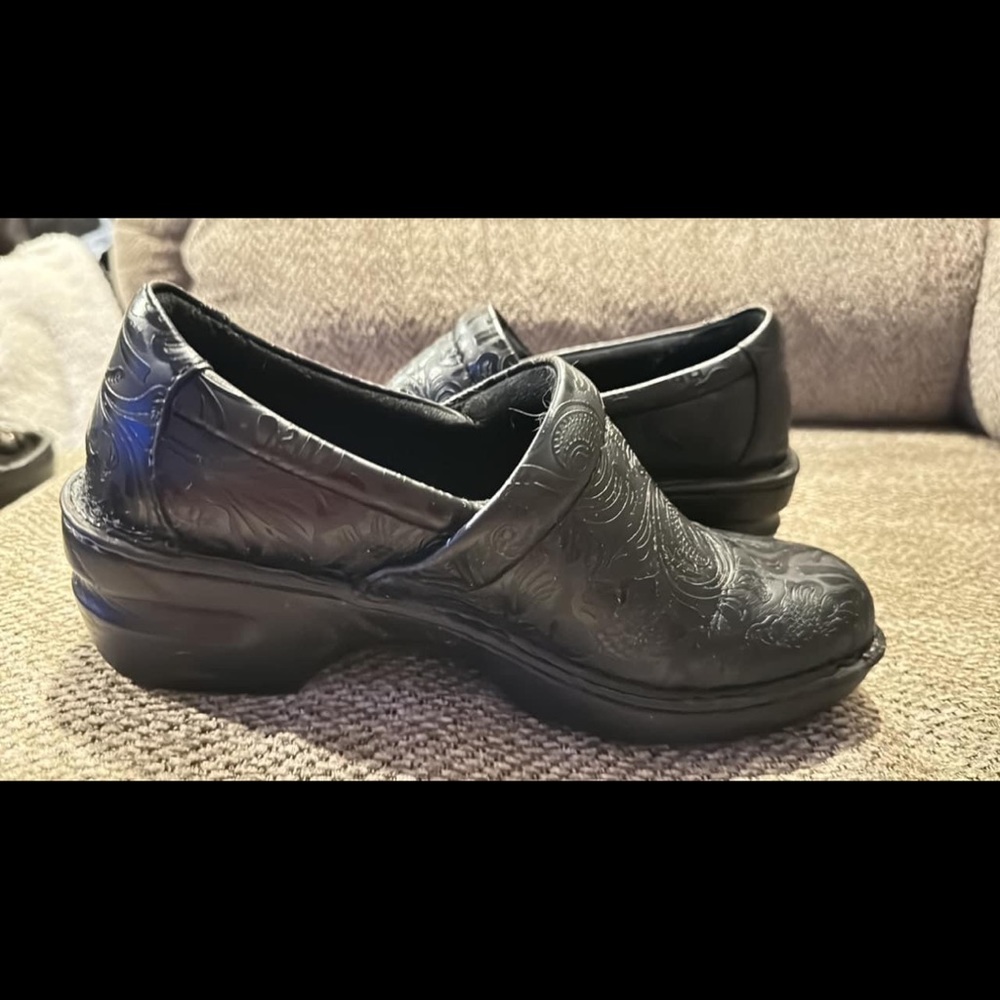 B. O. C. Clog, Black With Design - image 1